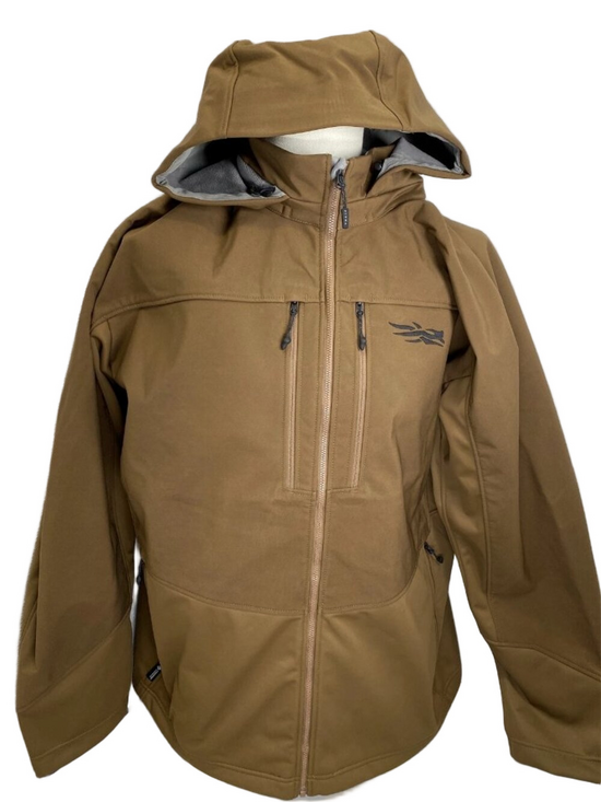 Sitka Gear Other - NEW SITKA Mens Coat Mud Brown Size XXL Jetstream Hooded Wind Resistant Jacket